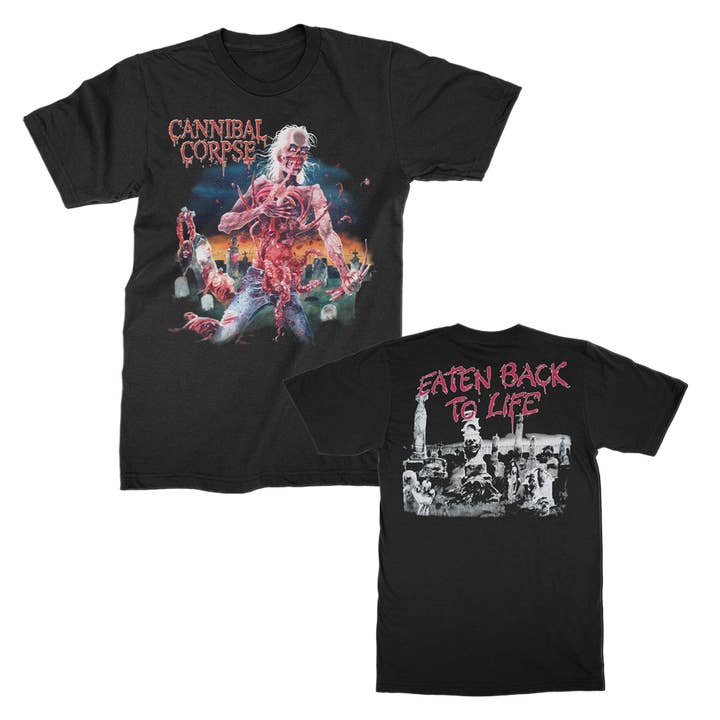 Manic Merch - Wholesale T-Shirt (Graphic) - Unisex - Cannibal Corpse - Eaten Back to Life- Graphic Tee