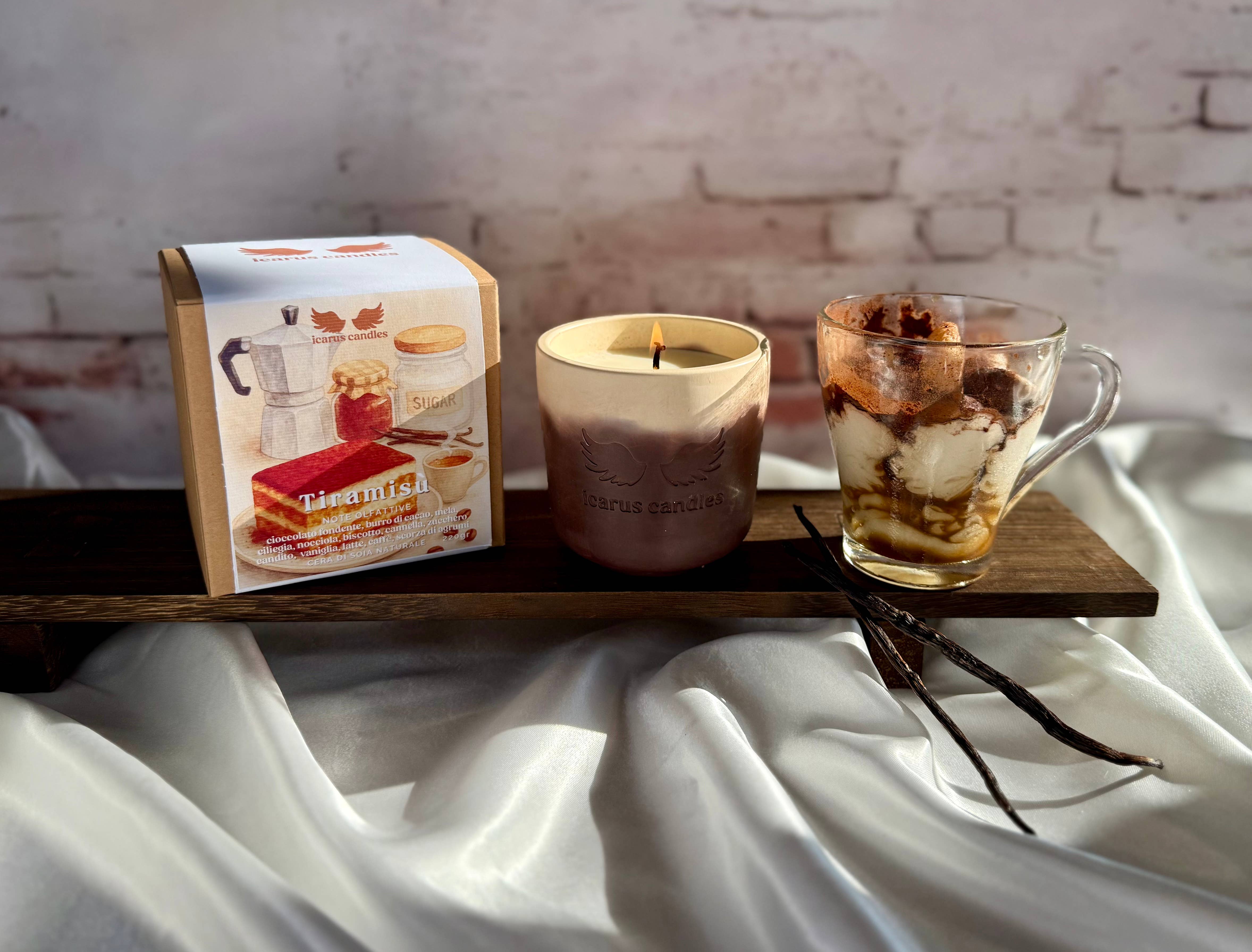 Icarus Candles - Wholesale Jar/Filled Candle - Candela - Tiramisu4
