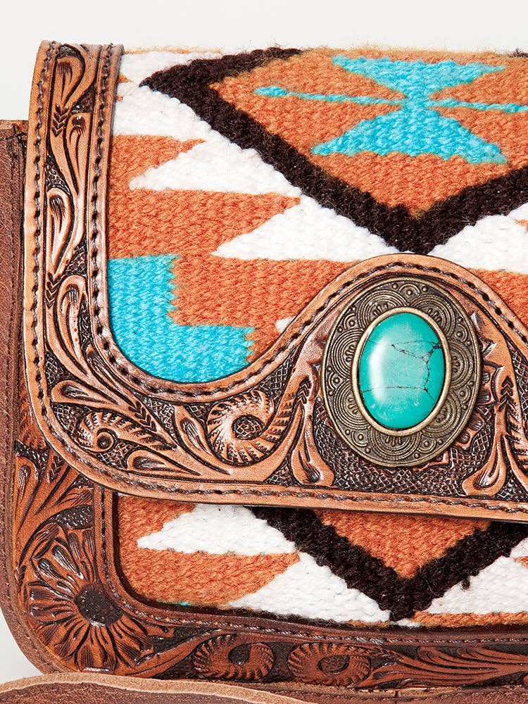 LS Western - Vente Sac à bandoulière – femme - Sac bandoulière en cuir véritable western pour femme LC-ADBG8248