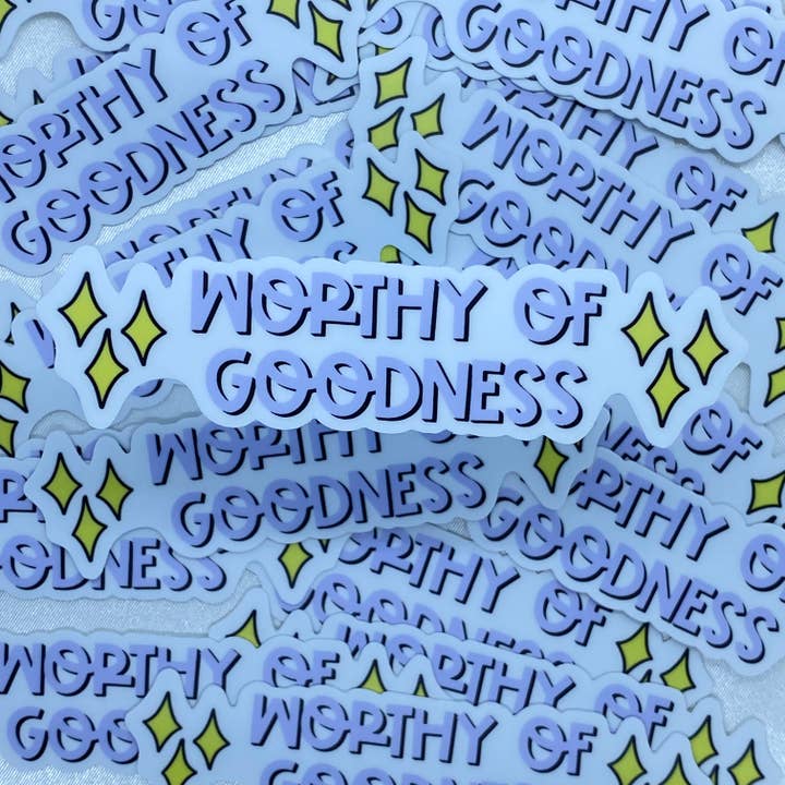 Scarlet Sunday Design Co - Wholesale Sticker - Worthy of Goodness Sticker3