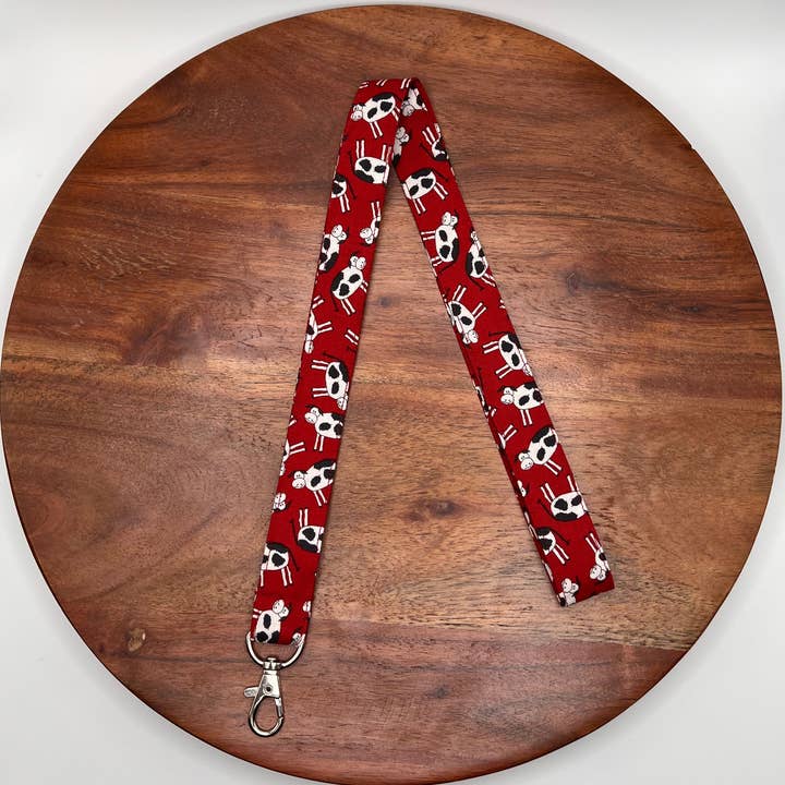 Cordini Red Cow per la vendita all'ingrosso da parte di The Lanyard Boutique