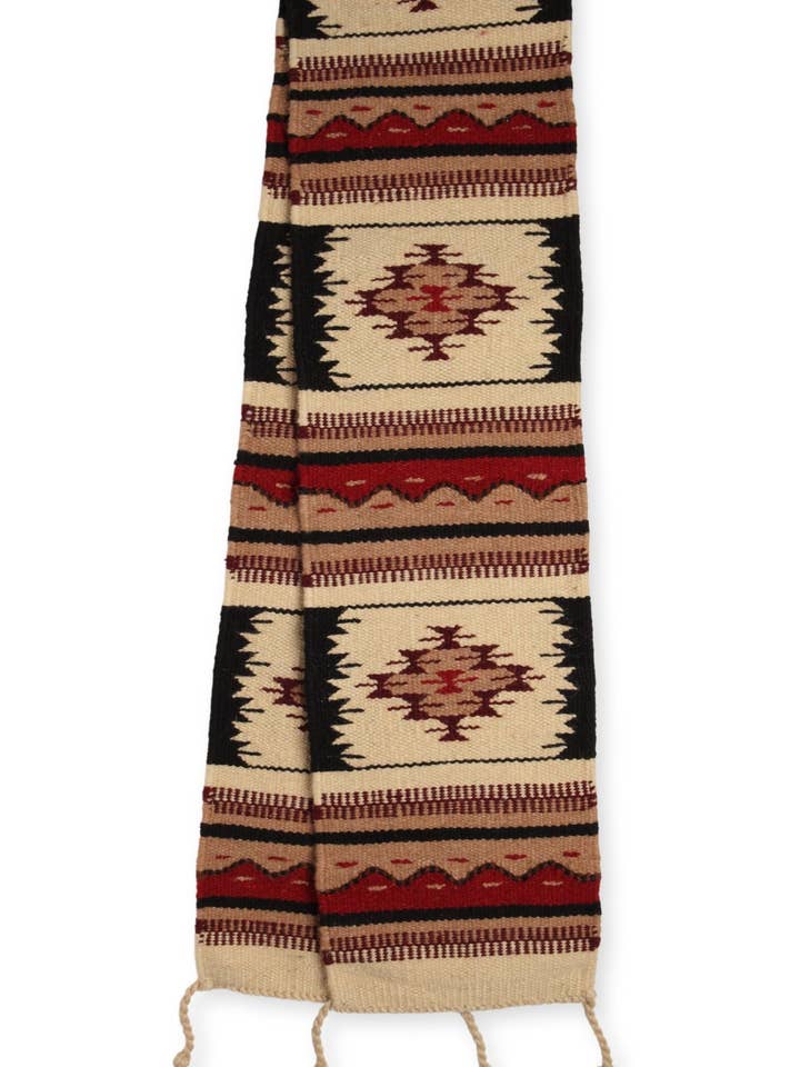10 ”x 80" Maya Modern ulllöpare, design A för wholesale av El Paso Saddleblanket