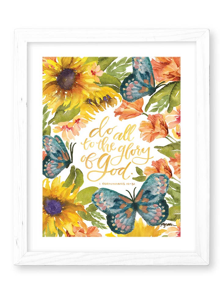 Doe alles tot eer van God Afdrukken voor wholesale door GraceLaced by Ruth Chou Simons