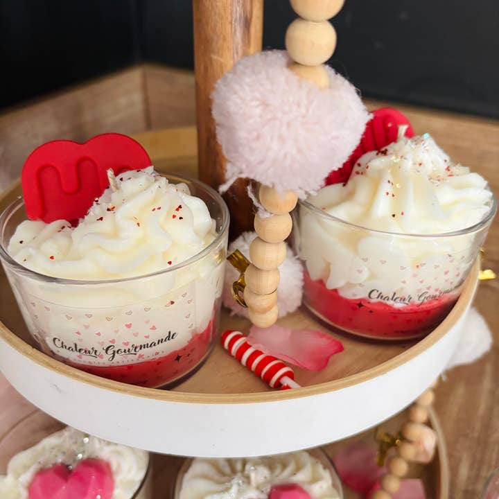 Chaleur Gourmande - Wholesale Novelty Candle - Valentine's Day implantation pack2