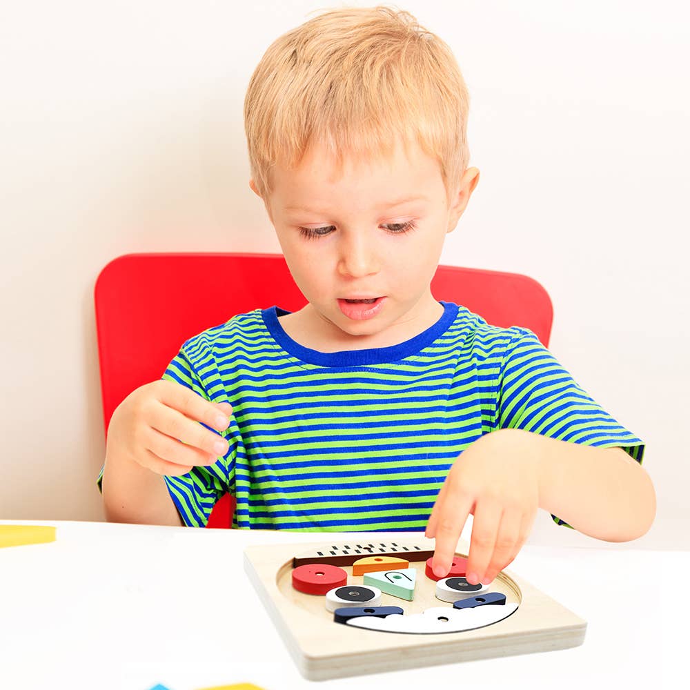 Leo & Friends - Wholesale Puzzle - Kids - Leo & Friends Funny Faces Educational Wooden Puzzle3