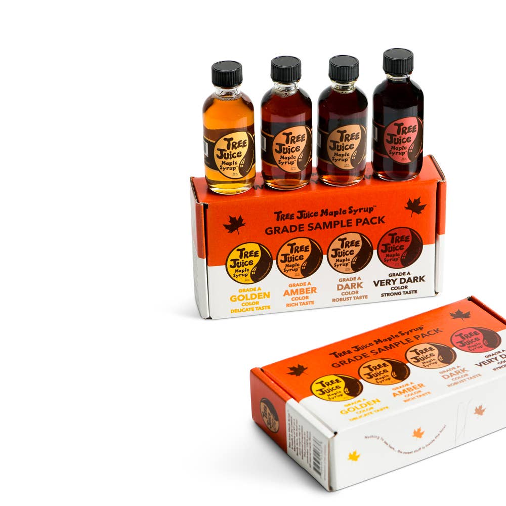 Tree Juice Maple Syrup - Wholesale Maple Syrup - Tree Juice Maple Syrup Grade Sample Pack5