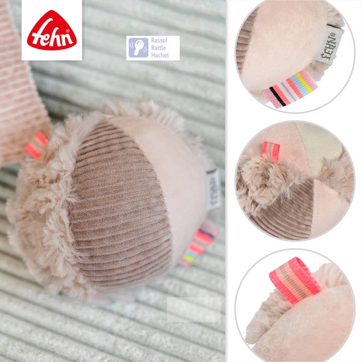 Fehn - Wholesale Sensory Ball - Baby - Rattle Ball Flamingo - Grasping Toy Ball - Motor Skills Toy3