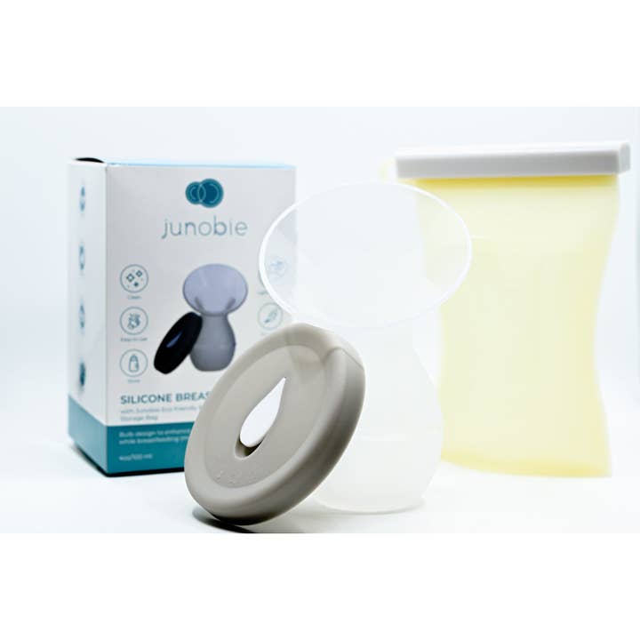 Junobie - Wholesale Feeding Set - Baby - Junobie Bag + Silicone Milk Breast Pump Bundle