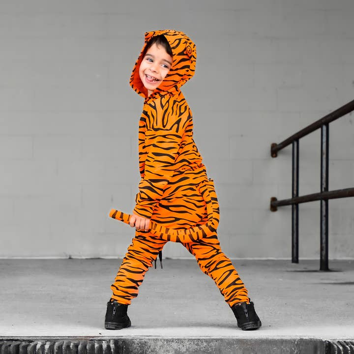 Kid's Tiger Joggers w/Tail for wholesale by Me & Reekie