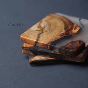 Matching Cedar Wood Resin Placemats - Avocrafts