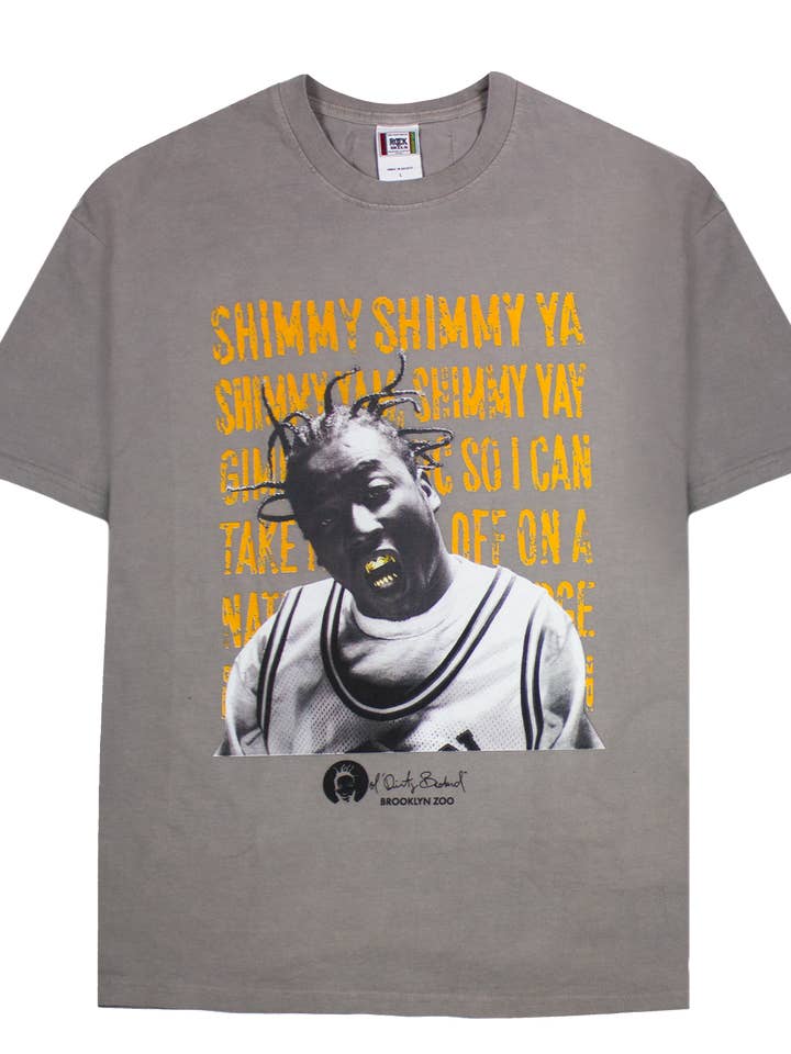 Cross Colours - Wholesale Screen Printed T-Shirt - Unisex - Cross Colours Ol' Dirty Bastard Shimmy T-Shirt