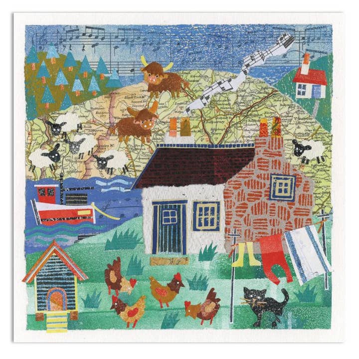 Highland Croft hälsningskort för wholesale av Emma Ball Ltd