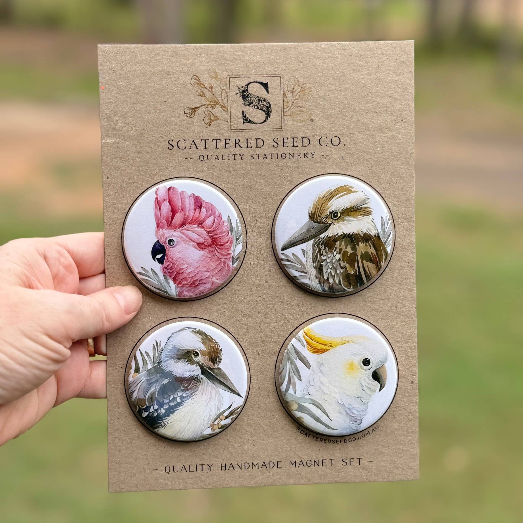 Scattered Seed Co - Wholesale Magnet - AUSTRALIAN BIRDS Large Magnets set of 41