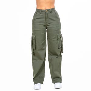 New Fashion Casual Women's Long Pants Wholesale Belted Cuffed Hem Cotton  Trousers Ladies Casual Pants Cargo Pants - China Casual Sweatpants and  Elastic price