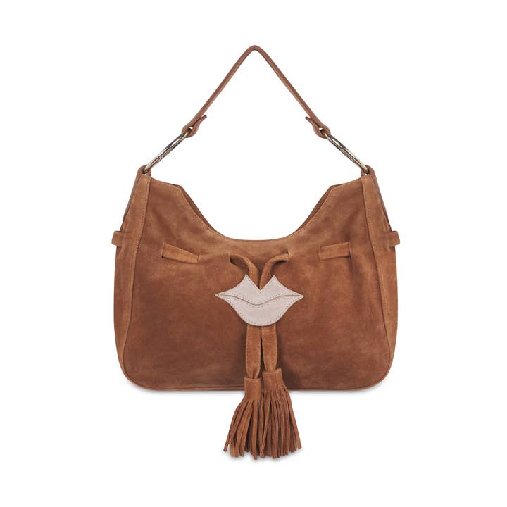 Sac fourre-tout souple MIKI CITY Camel pour la vente par GLORIA BALENSI