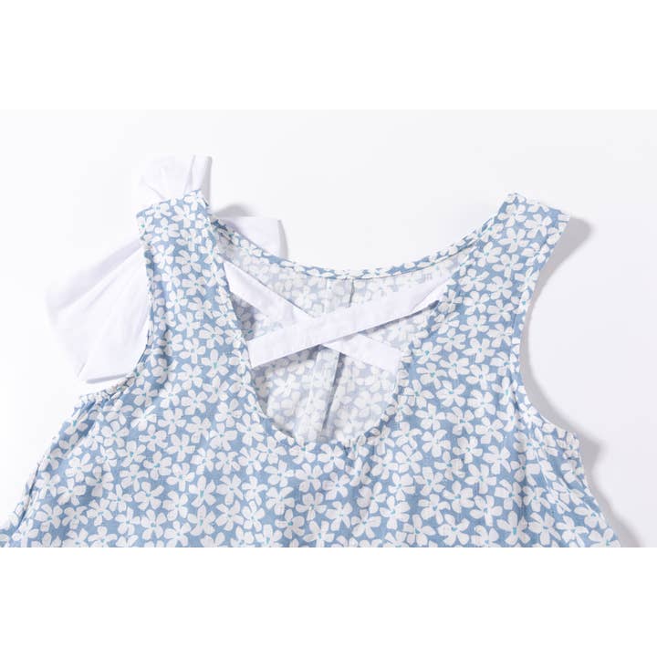 Pattern Floral Print Tie Strap Blouse for wholesale on Faire