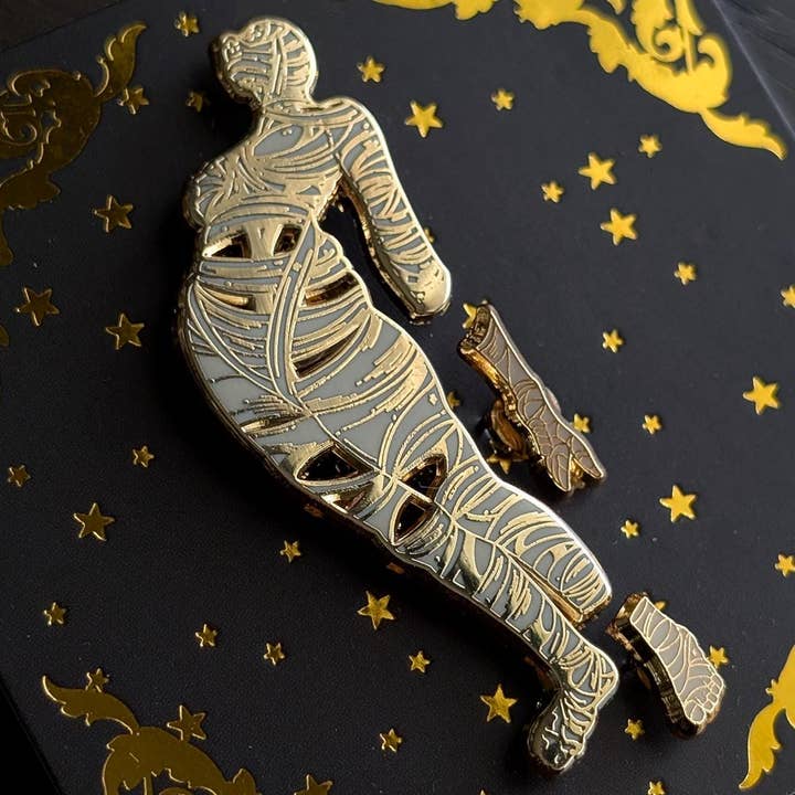 The Mummy Hard Enamel Pin for wholesale by WitchesandPins