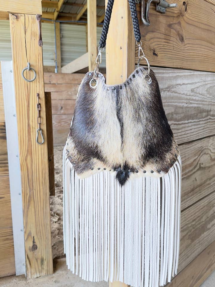 Mala de Franjas LG #467 por atacado de 1 Hide Bags