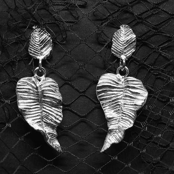 Oggidonna - Wholesale Dangle Earrings - 100 OE LEAF EARRINGS0