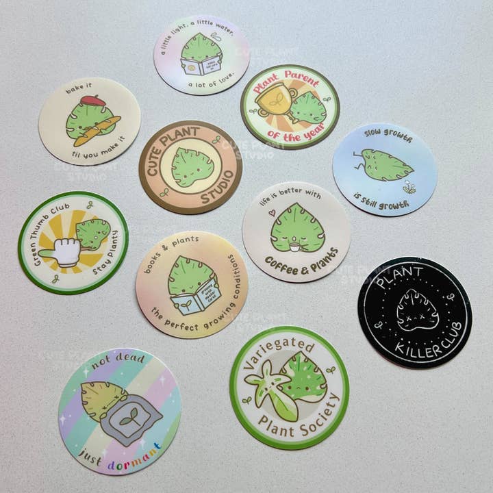 Cute Plant Studio - Wholesale Sticker - Books & Plants Sticker2