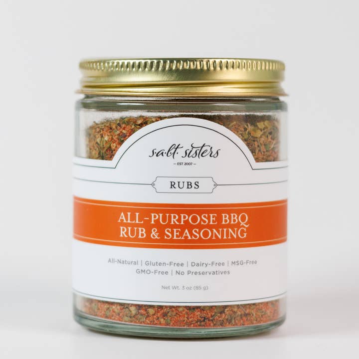 Rub & Krydderiblanding - Allround BBQ - 85 g Glas for engroshandel hos Salt Sisters