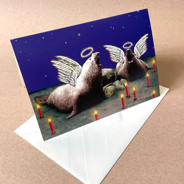 10 tarjetas de Navidad con sobres: Silent Night para venta al por mayor de Kettcards