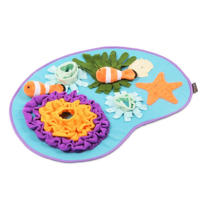 Snuffle Mat - Coral Cove for wholesale by P.L.A.Y. Pet Lifestyle and You