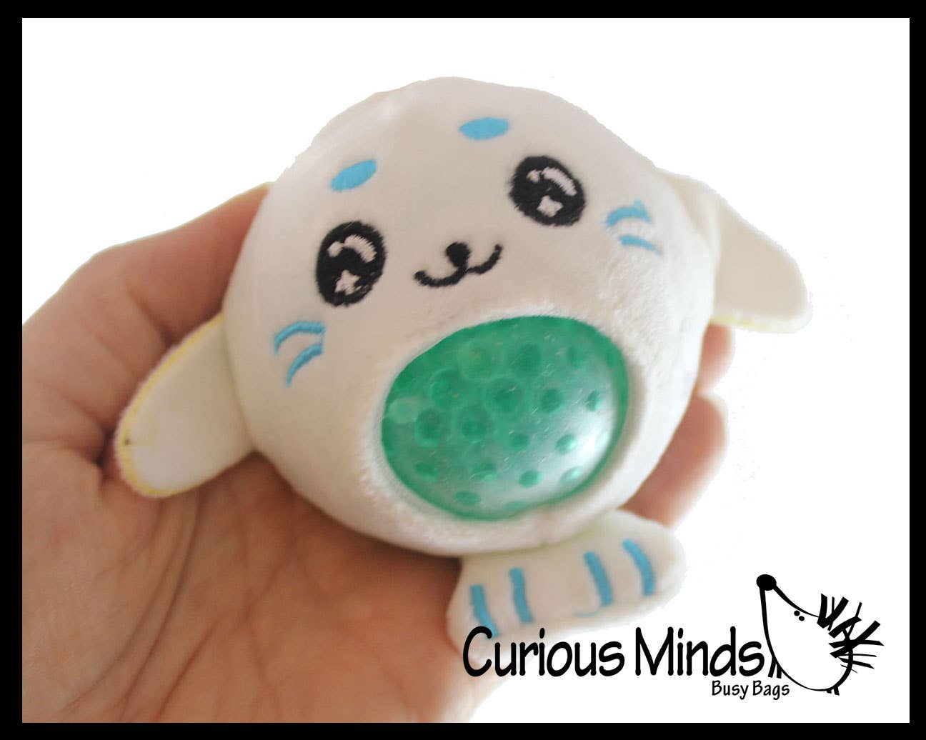 Curious Minds Toys - Wholesale Squishy Toy - Kids & Baby - 1 Plush Ocean Sea Animal Water Bead Filled Squeeze Stress Ba10