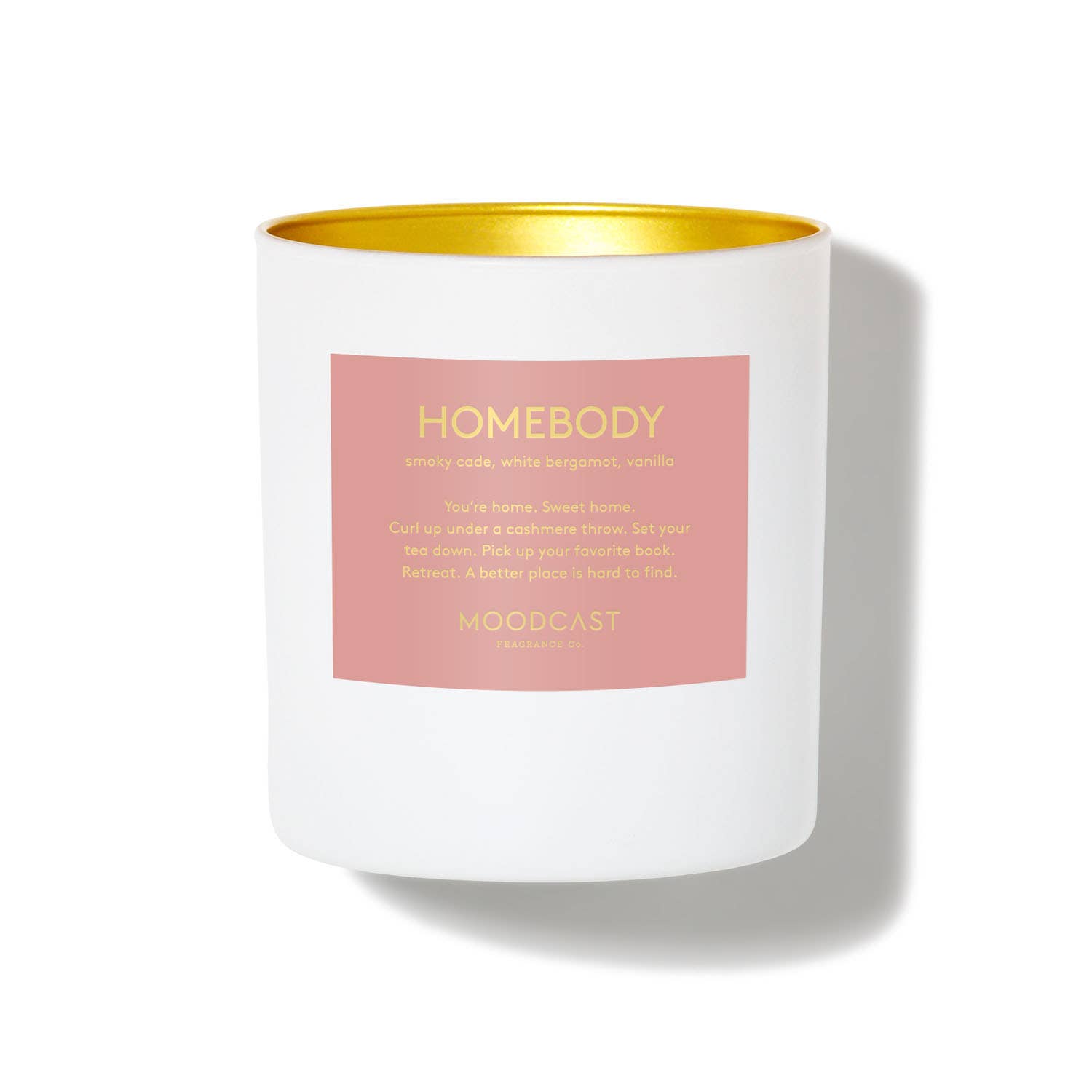 Moodcast Fragrance Co. - Wholesale Jar/Filled Candle - Coconut Wax Candle - Persona - Homebody - 8 oz Glass Jar