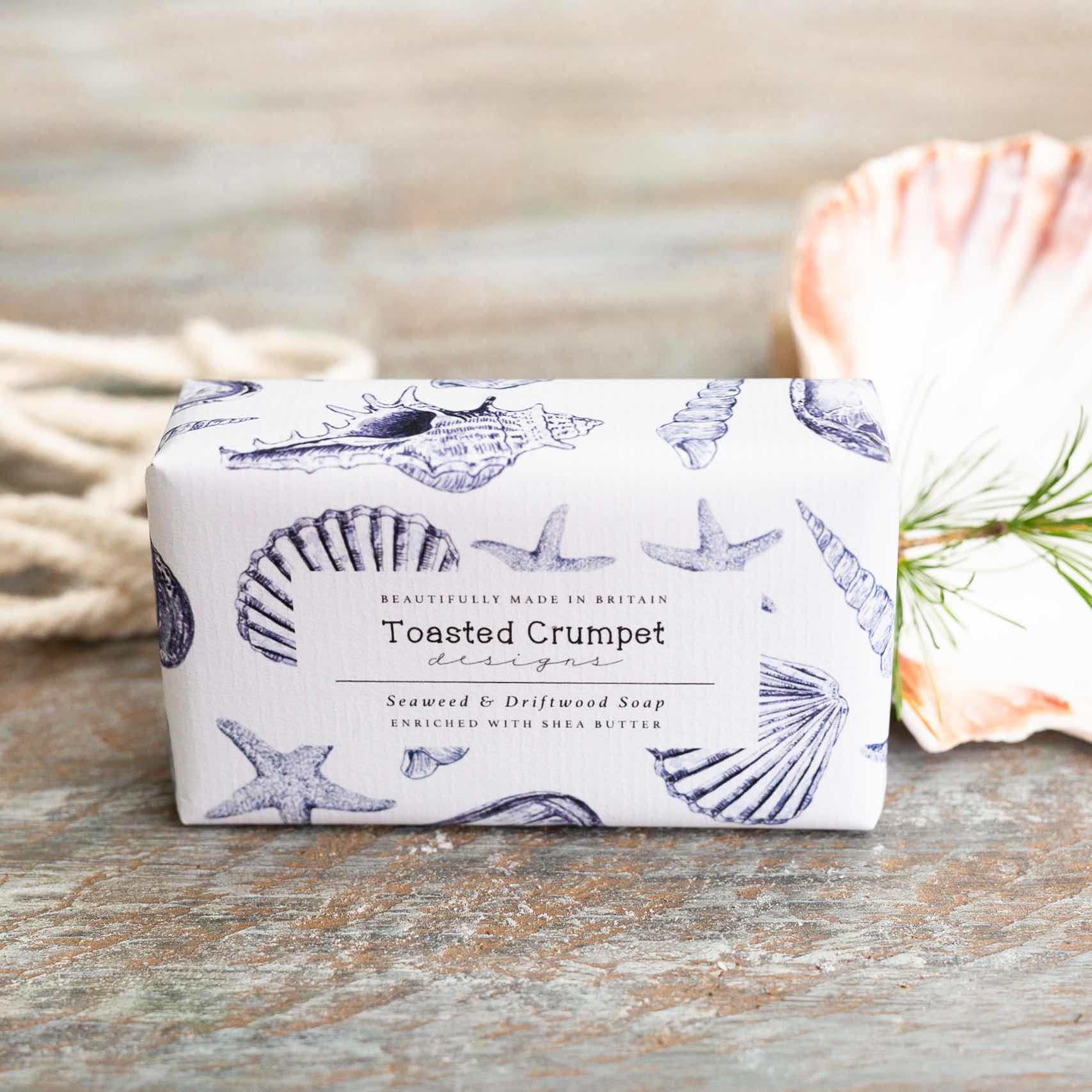 Toasted Crumpet (US Duties Paid) - Wholesale Bar Soap - Seaweed & Driftwood Soap 190G Soap Bar