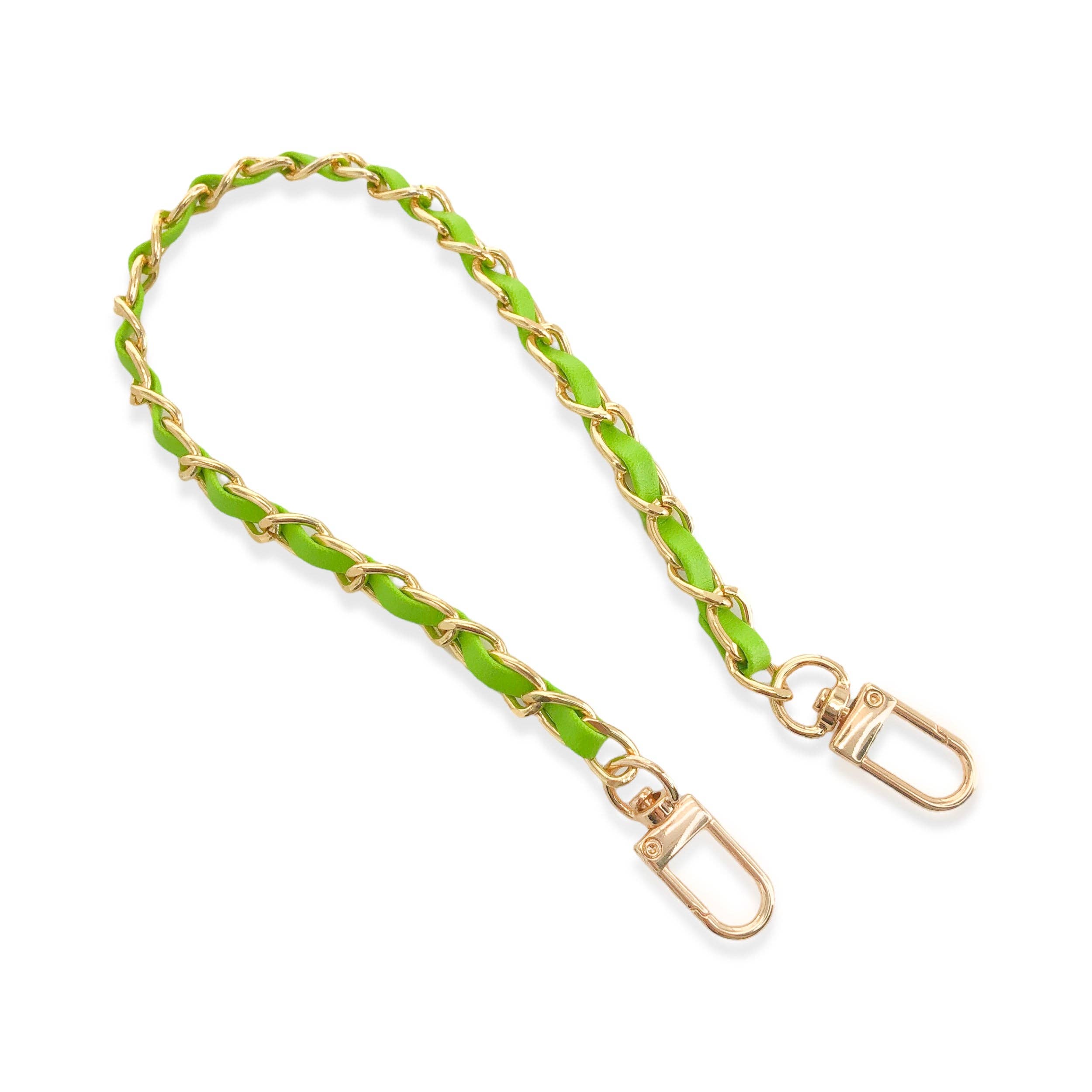 OMG Blings - Vente Sangle pour étui à téléphone - APC05 - Chaîne de téléphone courte en cuir végan*3