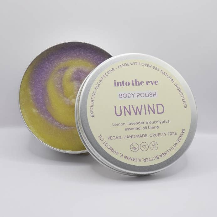Unwind body polish for wholesale by Into the Eve