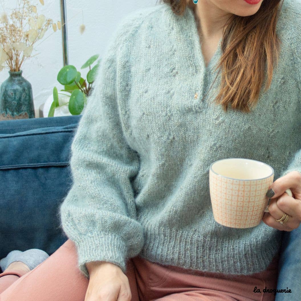 LA DROGUERIE - Wholesale Knitting/Crochet Supplies - Luchon cardigan and sweater knitting pattern2