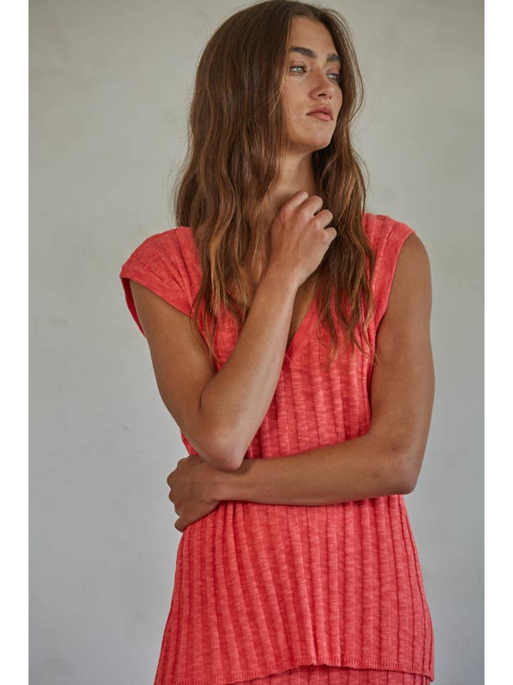 By Together - Wholesale Knit Top - Women's - W1393 | ISLA VEST TOP