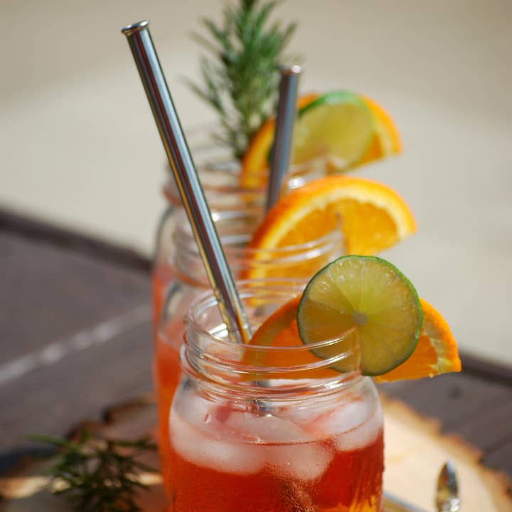 Mystic Hula, LLC - Vendita all'ingrosso Cannuccia - Cannuccia da cocktail in acciaio inossidabile Zest For Ice