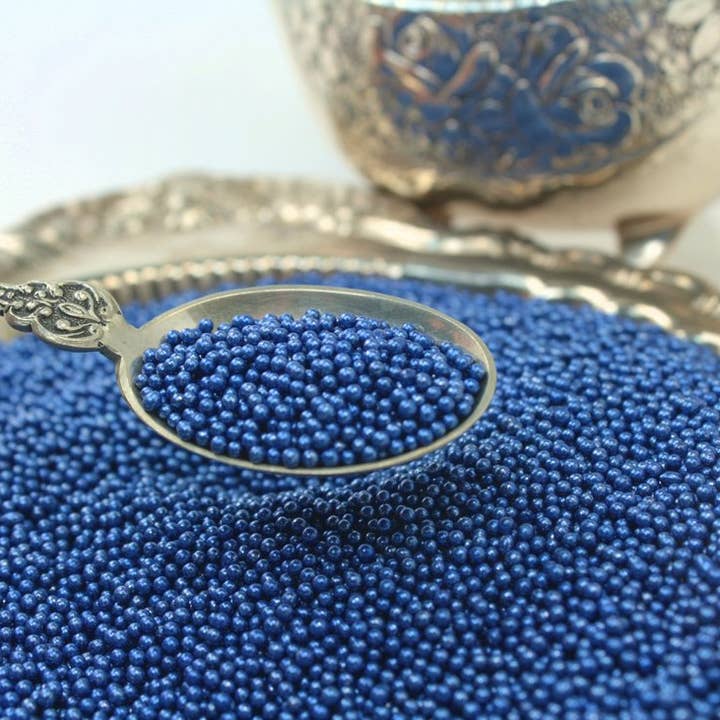 Blue - Glass Deco Beads for Resin Artists, Nails & Crafts for wholesale on Faire6