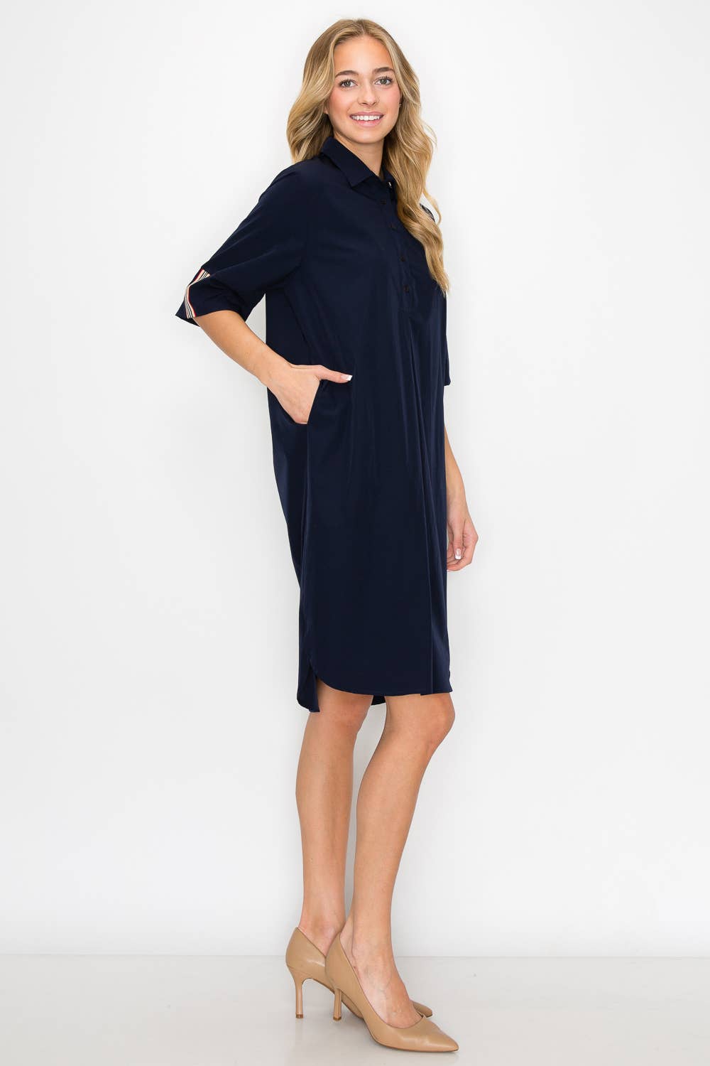 Joh Apparel - Wholesale Dress - Women's - Wendi Woven Tunic Dress23