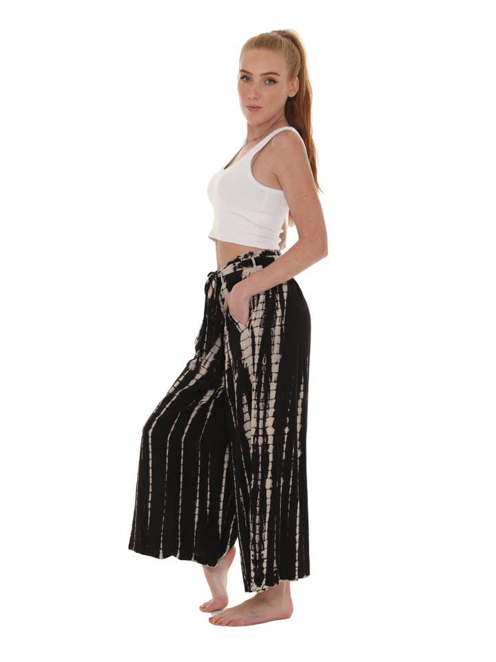 Shoreline Wear. INC – wholesale Pants – Women's – Belted Pocket Palazzo Pants6
