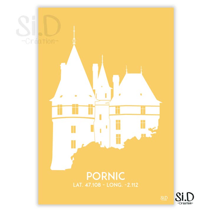 Chateau de Pornic Jaune pour la vente par Si.D