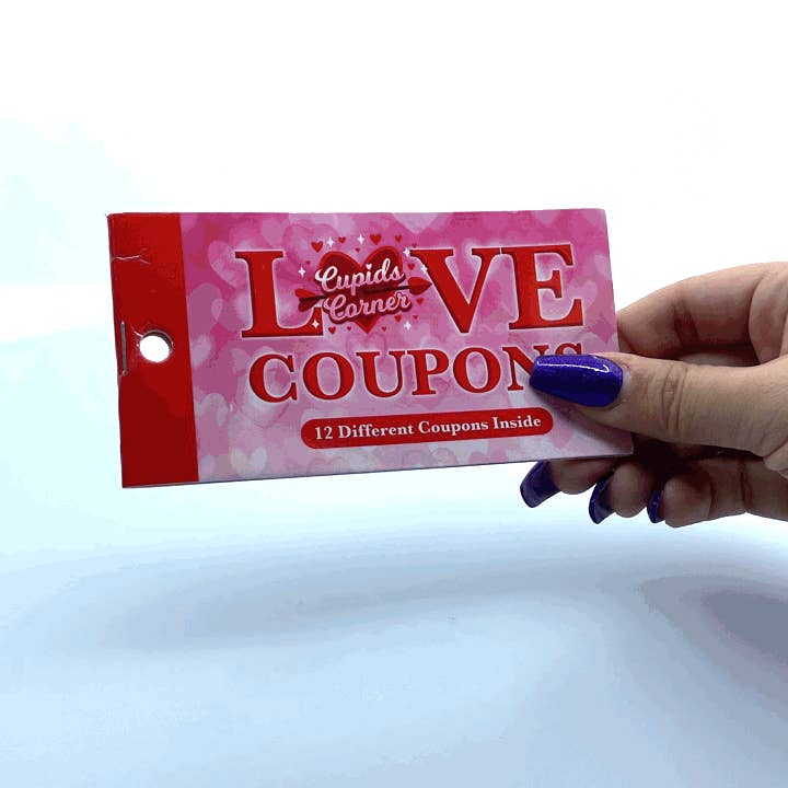 Novelty Closeout - Wholesale Valentine's Day Card - Valentine's Day Love 12 Count Coupon Booklet - 12/Pack1