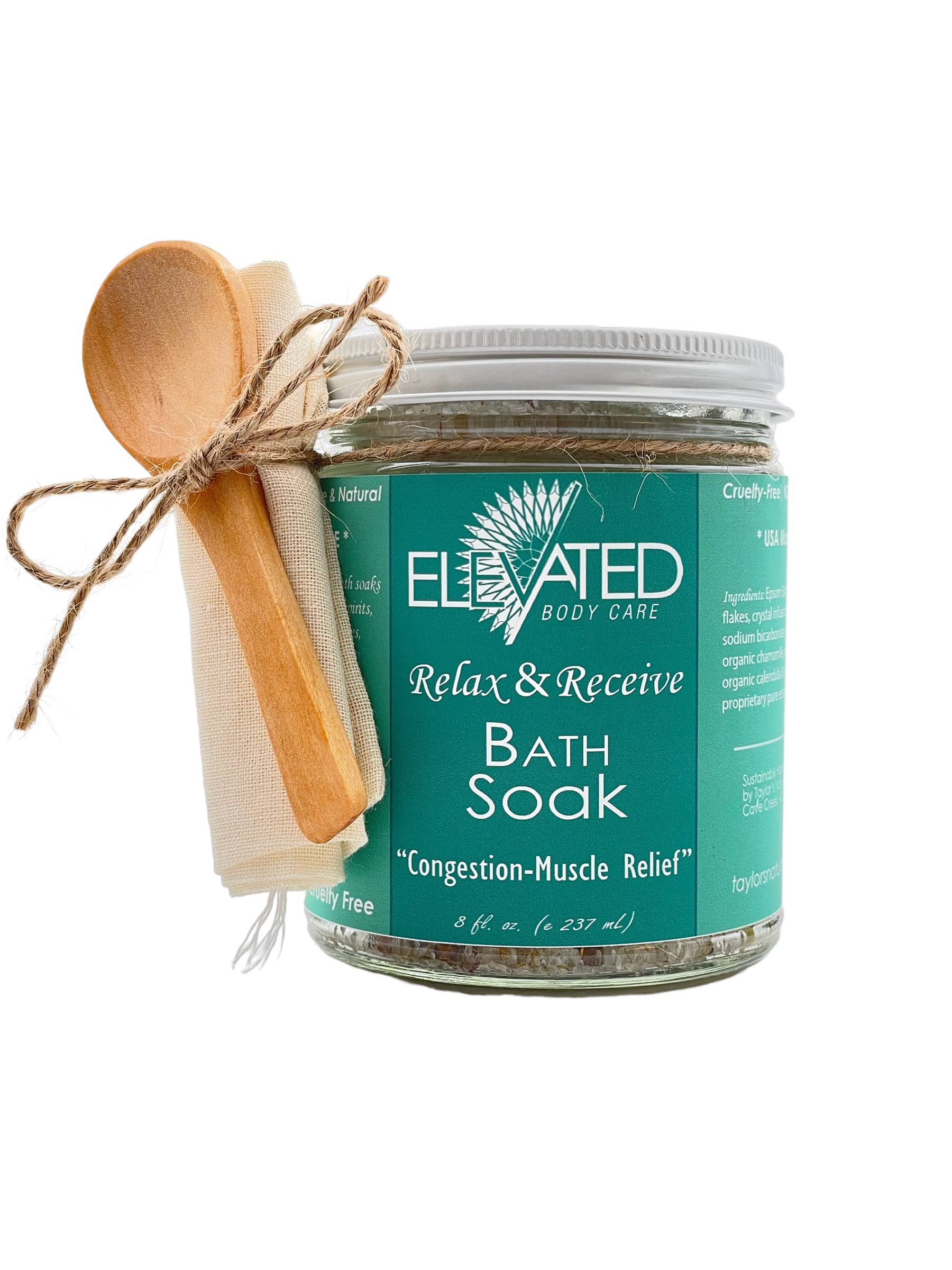 Taylor's Naturals - Wholesale Bath Soak/Milk - ELEVATED - Healing Bath SOAKS - Glass Jar6
