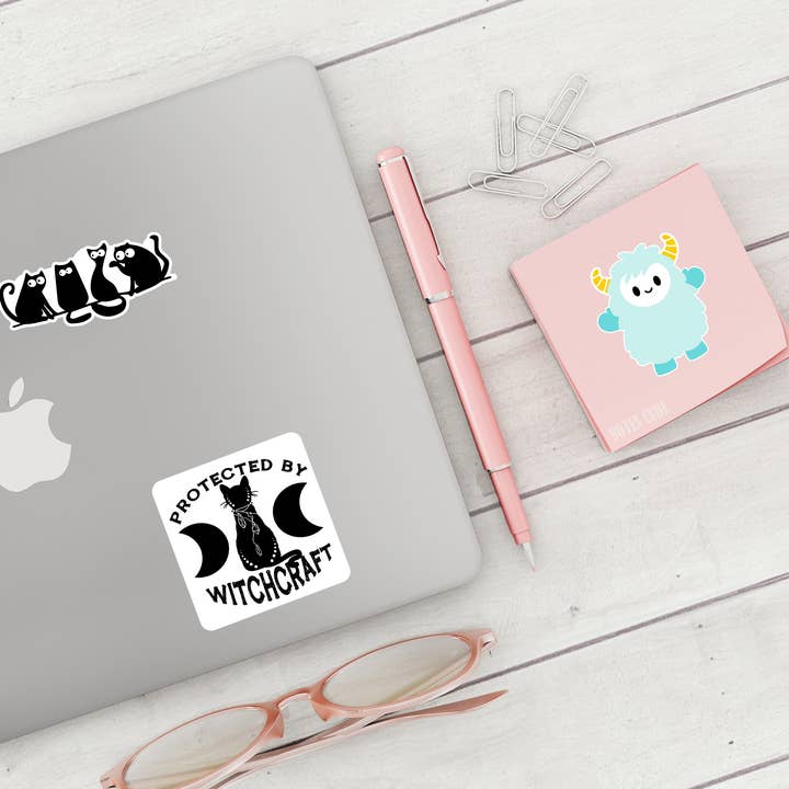 London Luxury Candles – Adesivo por atacado – Protegido por Witchcraft Sticker Intenção Metafísica2