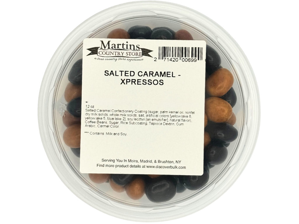 Martin's Country Store LLC - Wholesale Koffiebonen - GEZOUTEN KARAMEL XPRESSOS 12oz3