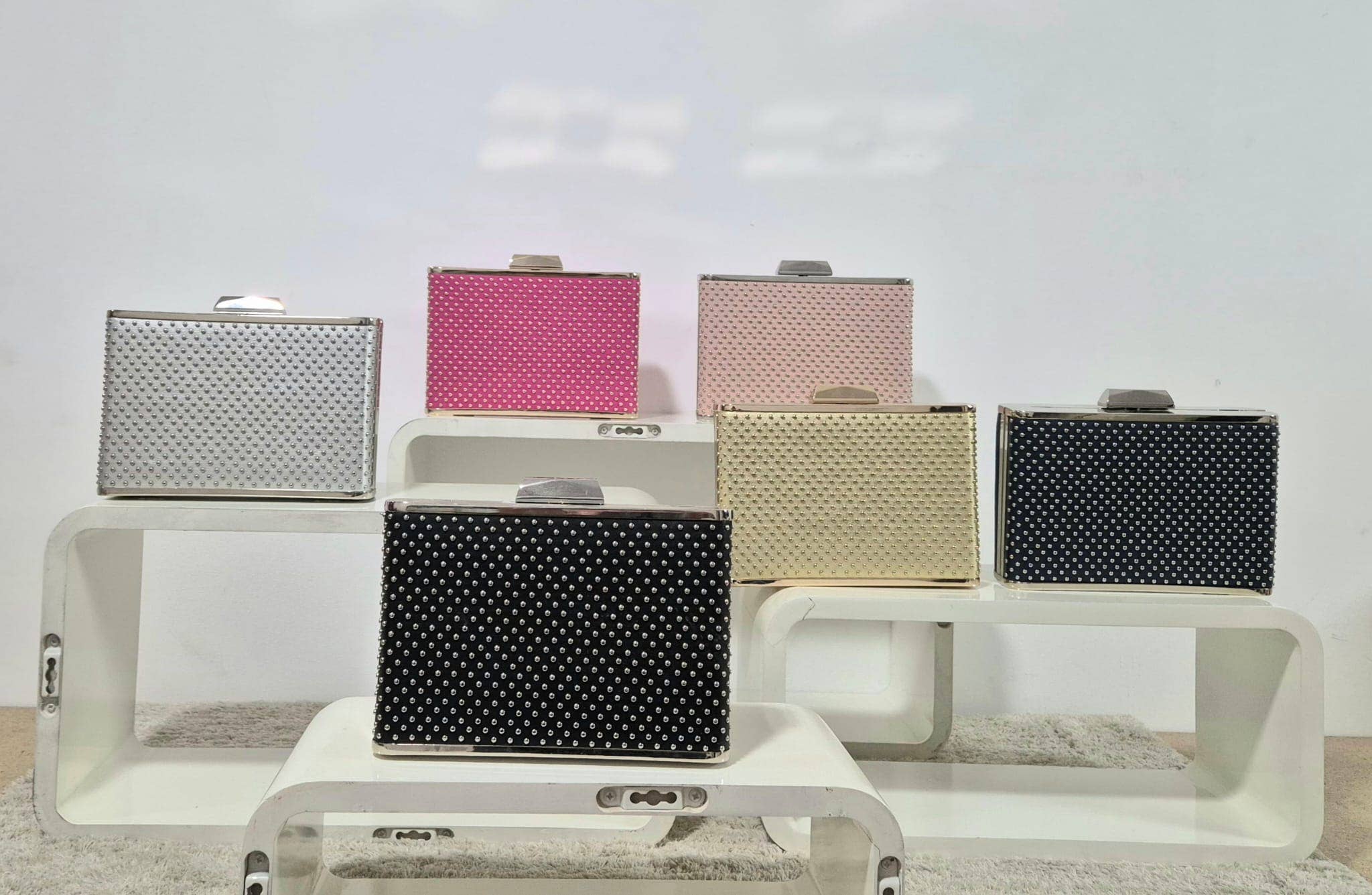 MIA LAROUGE - Wholesale Crossbody Bag - Unisex - PARTY BAGS, WITH FRONT DETAIL.