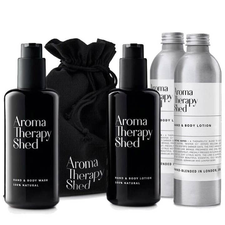 AromaTherapy Shed Wash and Lotion Gift Bag for wholesale by AromaTherapy Shed