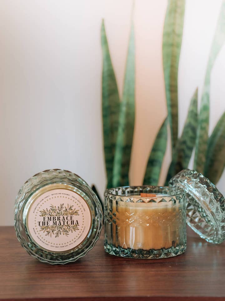 Umarmen Sie die nachfüllbare Matcha-Kerze für den Großhandel von True by Katie