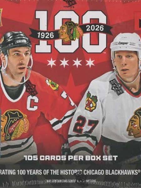 2025-26 Upper Deck Chicago Blackhawks Centennial Box Set for wholesale by Wildwood Enterprises LLC