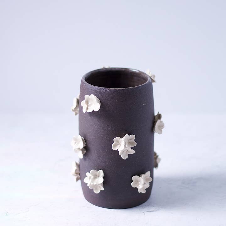 Erica Moore Pottery - Wholesale Vase - Charcoal Flower Vase