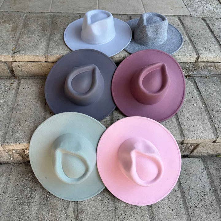 Queens INC - Wholesale Fedora - Women's - The Vegan Felt Rancher Hat – Now in 25+ Colors!