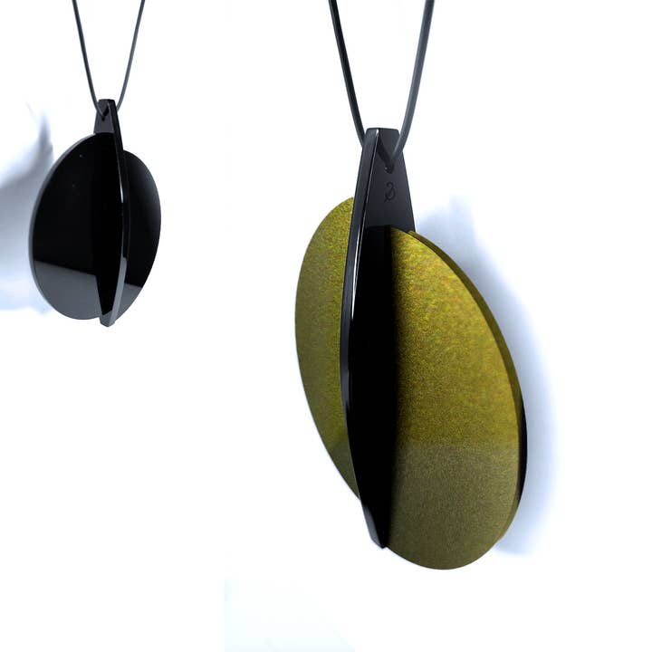 ALEX+SVET - Wholesale Pendant/Charm Necklace - ALF reversible acrylic pendant PRECIOUS line